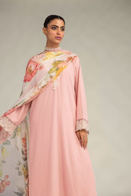 Pink Silk Kurta - V1