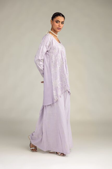 Silk Lavender Pants - V2