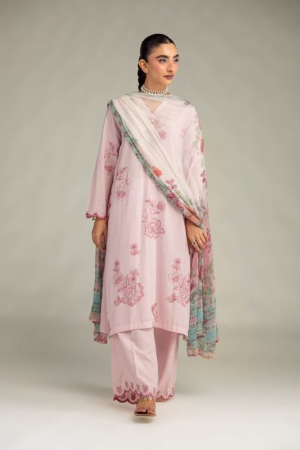 Floral Pink Pants - V1