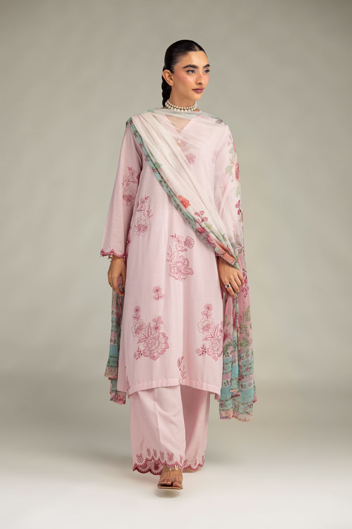 2-26-306-B-G1-VG_MULTI-1 Floral Pink Pants - V1