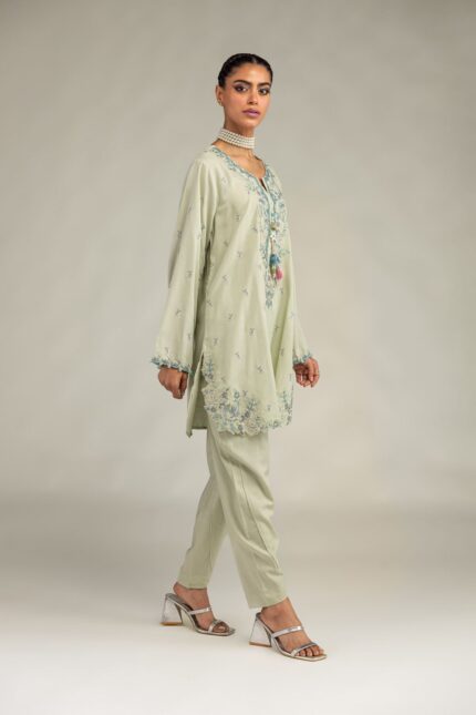 Solid Mint Shalwar - V2