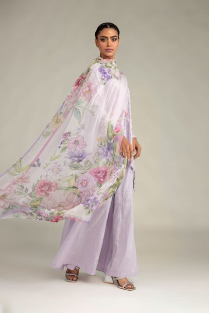 Floral Mesuri Dupatta - V1