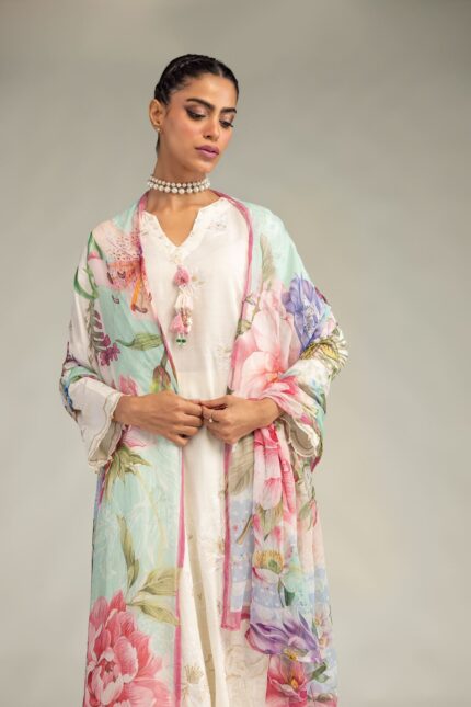 Mesuri Floral Dupatta - V1