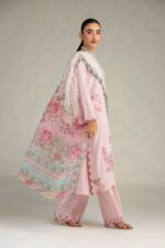 Pink Floral Dupatta - V2