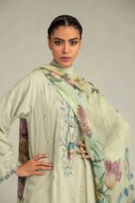 Floral Mint Dupatta - V2