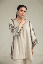 Short Beige Kurta - V7