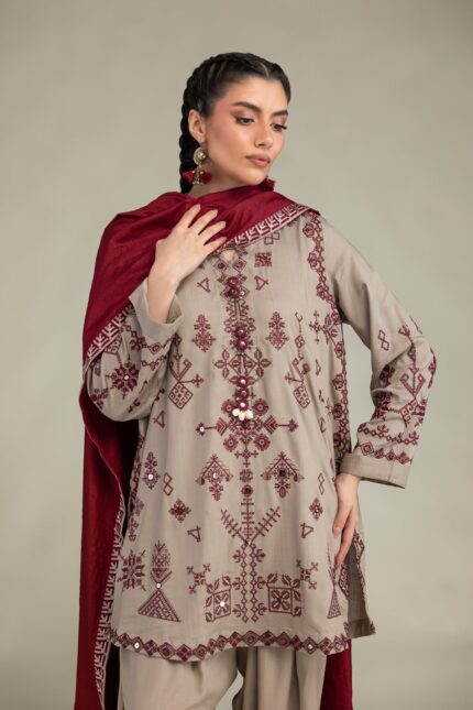 Short Geometric Kurta - V1