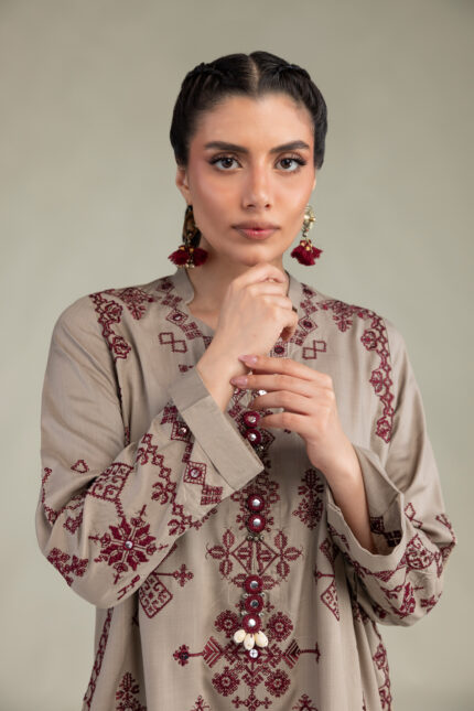 Short Geometric Kurta - V2