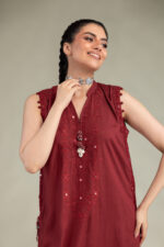 Sleeveless Longline Kurta - V3