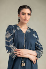 V-Neck Longline Kurta - V4