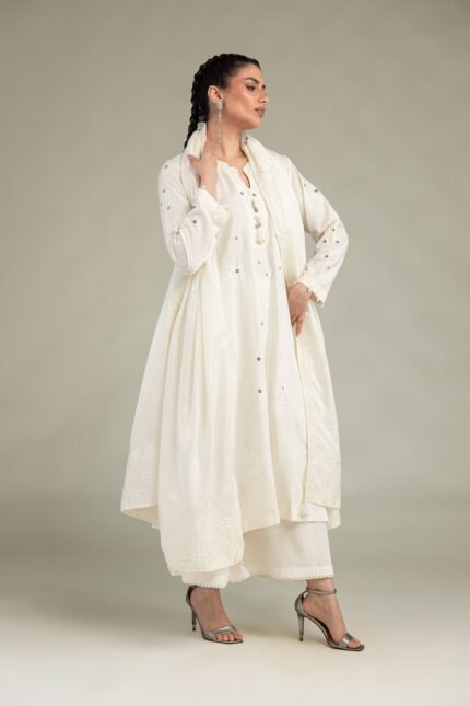 Floral Silk Kurta - V1