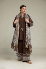 Brown Silk Pants - V1