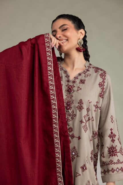 Polyester Silk Dupatta - V2