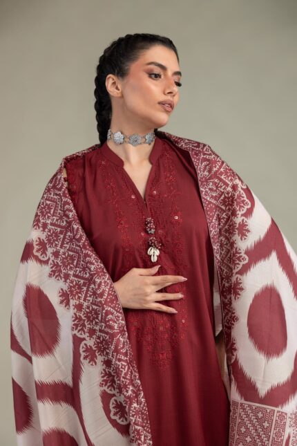Polyester Silk Dupatta - V1