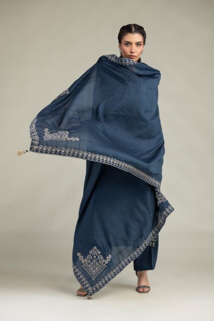 Polyester Silk Dupatta - V1
