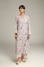 Floral Embroidered Pants - View 1