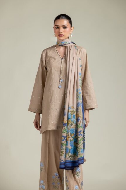 Short Cambric Kurta - View 1