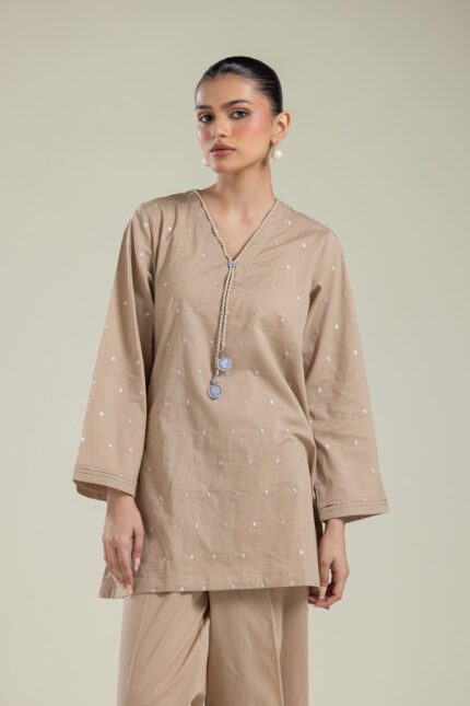 Short Cambric Kurta - View 2