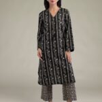Floral Cambric Pants - View 1