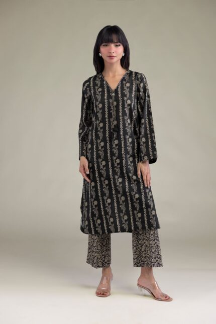 Floral Cambric Pants - View 1