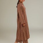Brown Cotton Pants - View 1