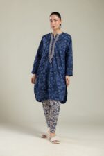 Floral Cambric Shalwar - View 1