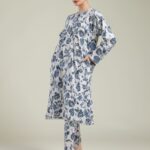 Floral Cambric Shalwar - View 1