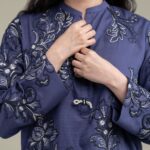 Short Floral Kurta - View 1