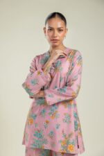 Floral V-Neck Kurta - View 4