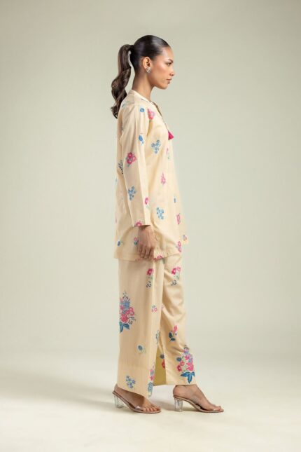 Floral Tassel Kurta - View 1