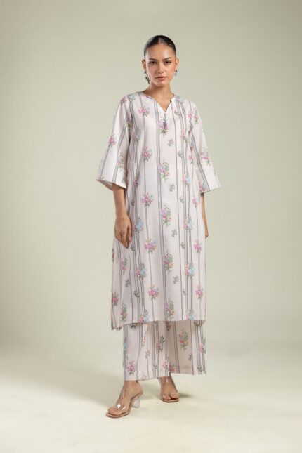 Floral Cambric Pants - View 2