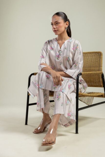 Floral Tassel Kurta - View 1