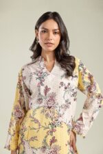 Short Floral Kurta - View 3