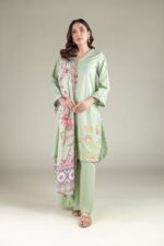 Mint Lawn Dupatta - View 6