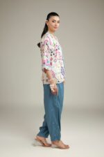 Summer Teal Trousers - V1