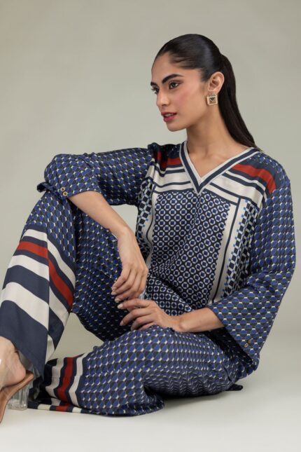 Viscose V-Neck Tunic - V1