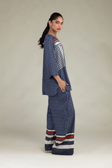 Printed Viscose Trousers - V1