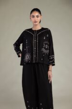 Black Round-Neck Shirt - V1