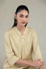 Short V-Neck Blouse - V4