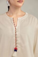 Short Cotton Kurta - View 4