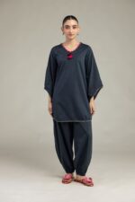 Solid Cotton Pants - View 3