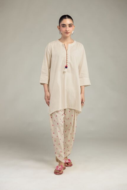 Cotton Viscose Shalwar - View 2