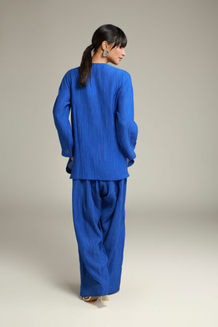 Short Blue Kurta - View 2