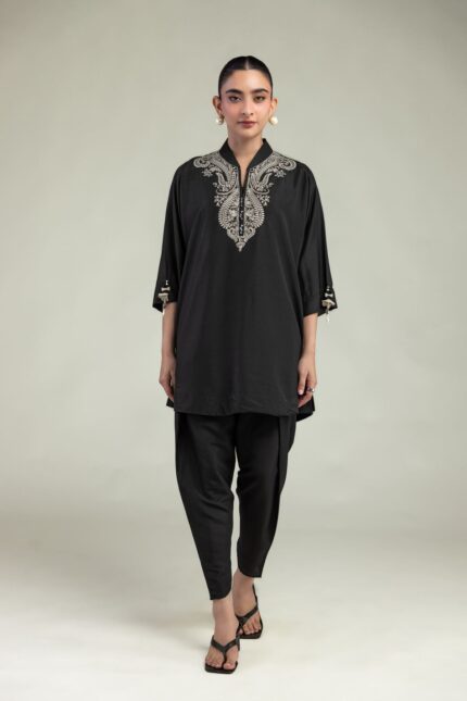 Lawn Solid Shalwar - View 2