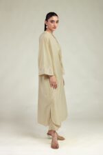 Beige Lawn Pants - View 1