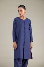 Solid Silk Shalwar - View 1