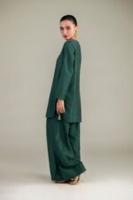 Solid Green Kurta - View 5