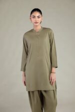Solid Olive Shalwar 2