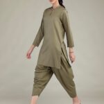 Solid Olive Shalwar 1