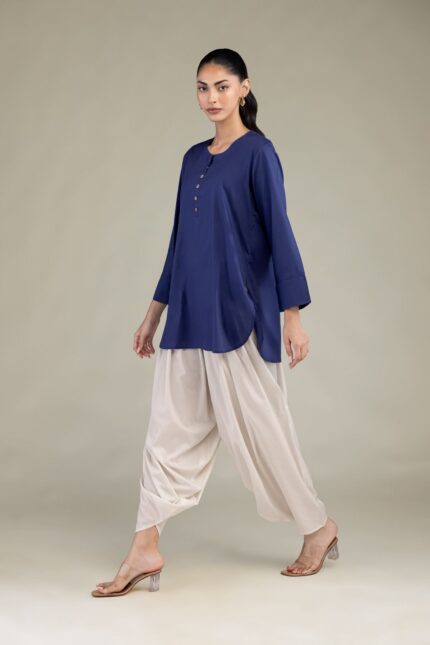 Solid Short Kurta - View 2